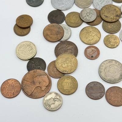 LOT 457J: Large Variety of Foreign Coins