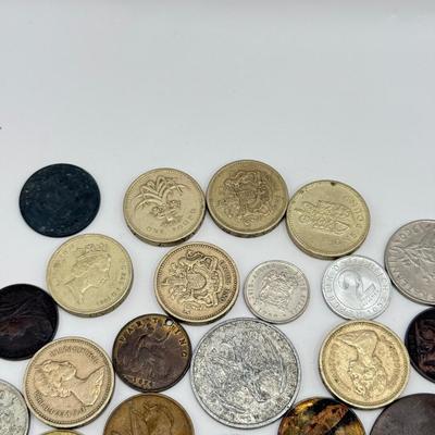 LOT 457J: Large Variety of Foreign Coins