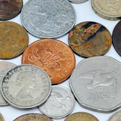LOT 457J: Large Variety of Foreign Coins