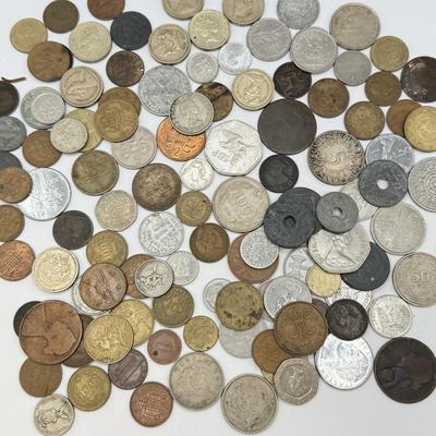 LOT 457J: Large Variety of Foreign Coins