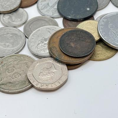 LOT 457J: Large Variety of Foreign Coins