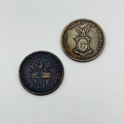 LOT 459J: George Washington Coin & Collection of Philippines Currency
