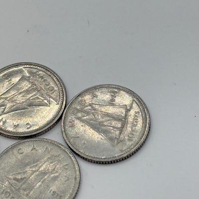 LOT 462J: 1970s-1980s Canadian Dimes
