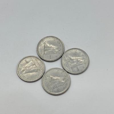 LOT 462J: 1970s-1980s Canadian Dimes