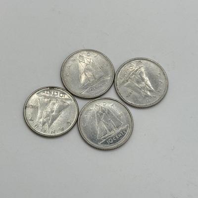 LOT 462J: 1970s-1980s Canadian Dimes