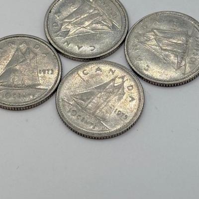 LOT 462J: 1970s-1980s Canadian Dimes