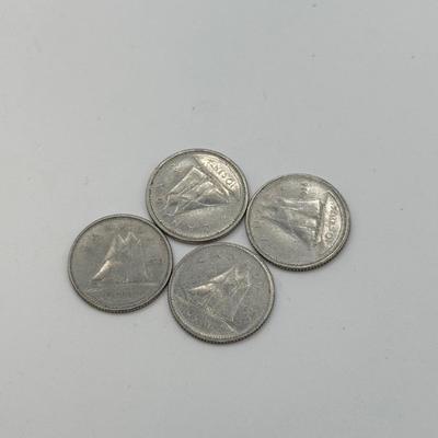 LOT 462J: 1970s-1980s Canadian Dimes