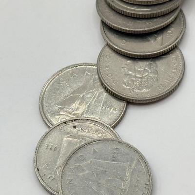 LOT 462J: 1970s-1980s Canadian Dimes