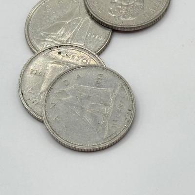 LOT 462J: 1970s-1980s Canadian Dimes