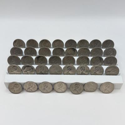 LOT 463J: 1970s Canadian Twenty-Five Cent Coins Quarters