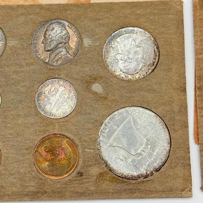 LOT 464J: 1957 US Mint Coin Set & 1960 US Proof Coin Set