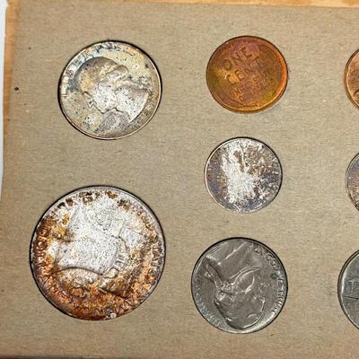 LOT 464J: 1957 US Mint Coin Set & 1960 US Proof Coin Set