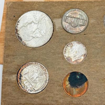 LOT 464J: 1957 US Mint Coin Set & 1960 US Proof Coin Set
