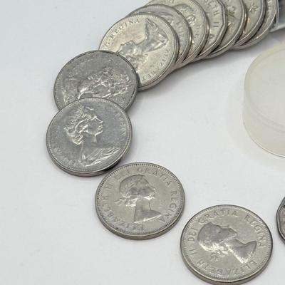 LOT 495J: 1960s Canadian Nickels Five Cent Pieces