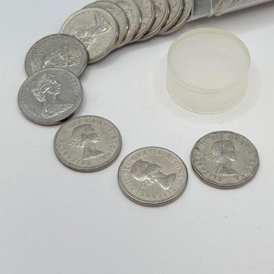 LOT 495J: 1960s Canadian Nickels Five Cent Pieces