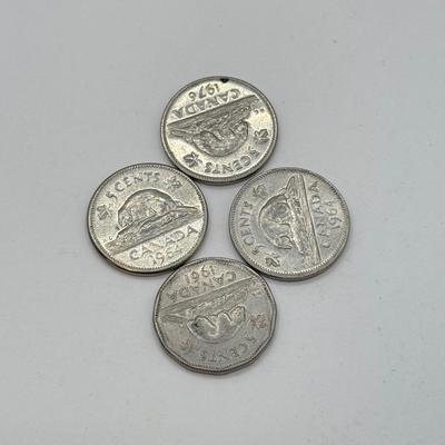 LOT 495J: 1960s Canadian Nickels Five Cent Pieces