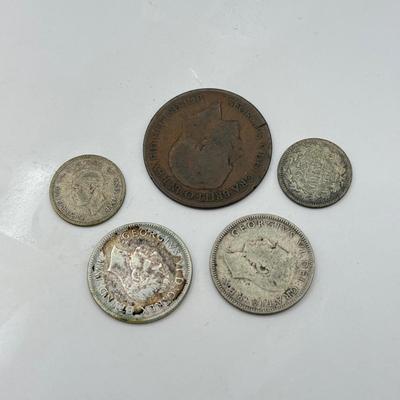 LOT 496J: Silver Foreign Coins & More