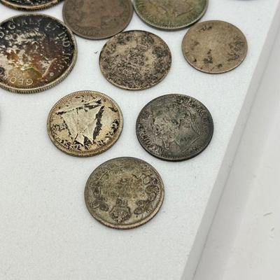 LOT 496J: Silver Foreign Coins & More