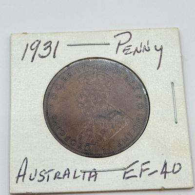 LOT 497J: 1900s Great Britain Penny One Cent Coins