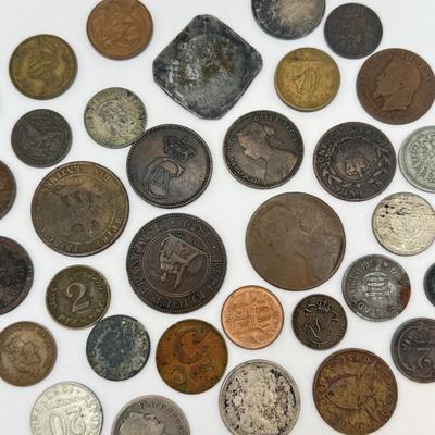 LOT 498J: Assorted Foreign Coins