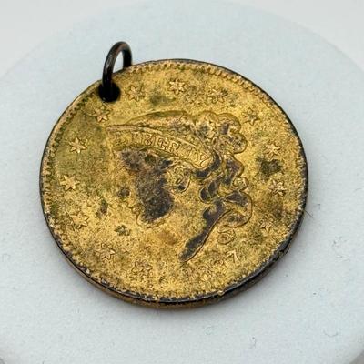LOT 499J: 1837 Antique US Mint Liberty Head One Cent Coin