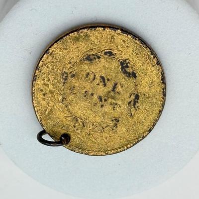 LOT 499J: 1837 Antique US Mint Liberty Head One Cent Coin