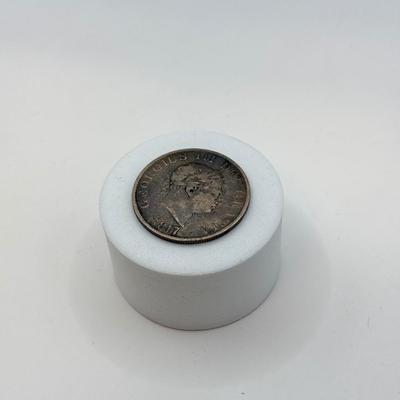 LOT 503J: 1817 George III Great Britain Half Crown 925 Sterling Silver Coin