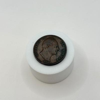 LOT 507J: 1834 King William IV Great Britain Penny Copper Coin