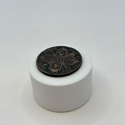 LOT 509J: 1889 Queen Victoria British Double Floren Coin