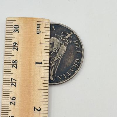 LOT 509J: 1889 Queen Victoria British Double Floren Coin