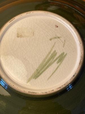 Moorcroft Pottery “Potter to HM the Queen” plate & bowl
