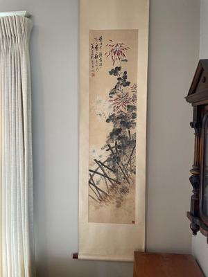 Large (76”) Asian scroll