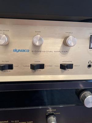 Vintage stereo with ElectroVoice speakers
