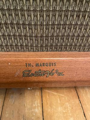 Vintage stereo with ElectroVoice speakers