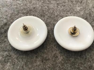 Beautiful Vintage Crown Earrings Large Great Condition