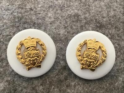 Beautiful Vintage Crown Earrings Large Great Condition