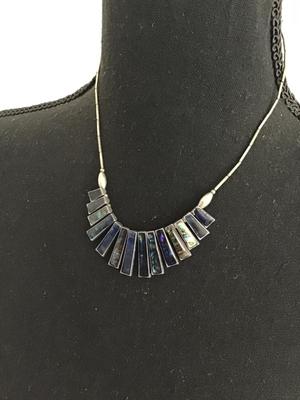 Vintage tube bead Shell Necklace