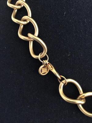 Givenchy Chunky Gold Tone Large Link Vintage Necklace