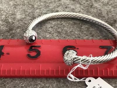 Park Lane cable Crystal Bracelet