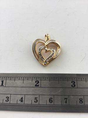 CU marked heart fashion necklace pendant