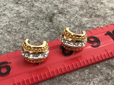 Swarovski Crystal Chunky Half Hoop