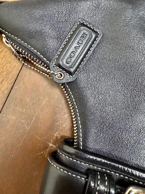 Coach Black Leather Handbag