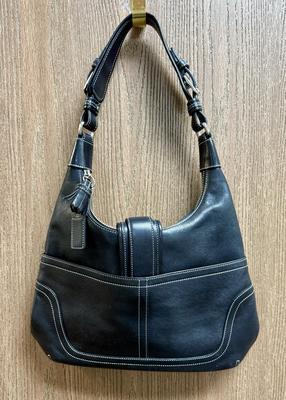 Coach Black Leather Handbag