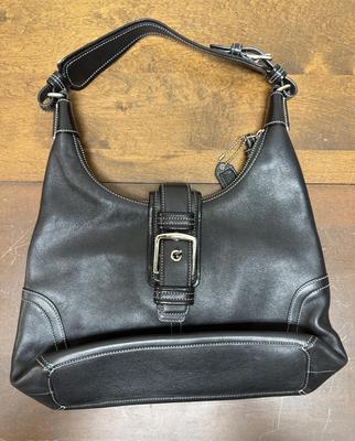Coach Black Leather Handbag