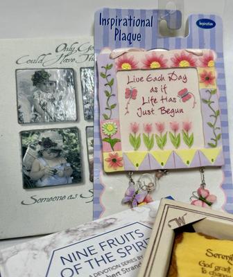 Book & Misc Spiritual Knick Knack Lot