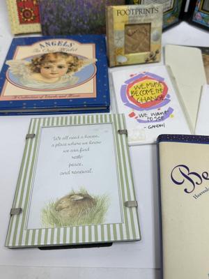 Book & Misc Spiritual Knick Knack Lot
