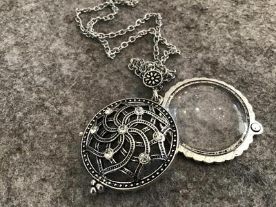Costume Magnifying Glass Necklace