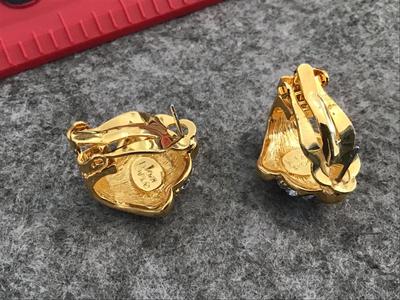 Joan Rivers Rhinestone Earrings Vintage