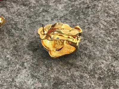 Joan Rivers Rhinestone Earrings Vintage