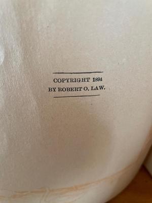 Vintage school, bell, Russian nesting dolls, and book